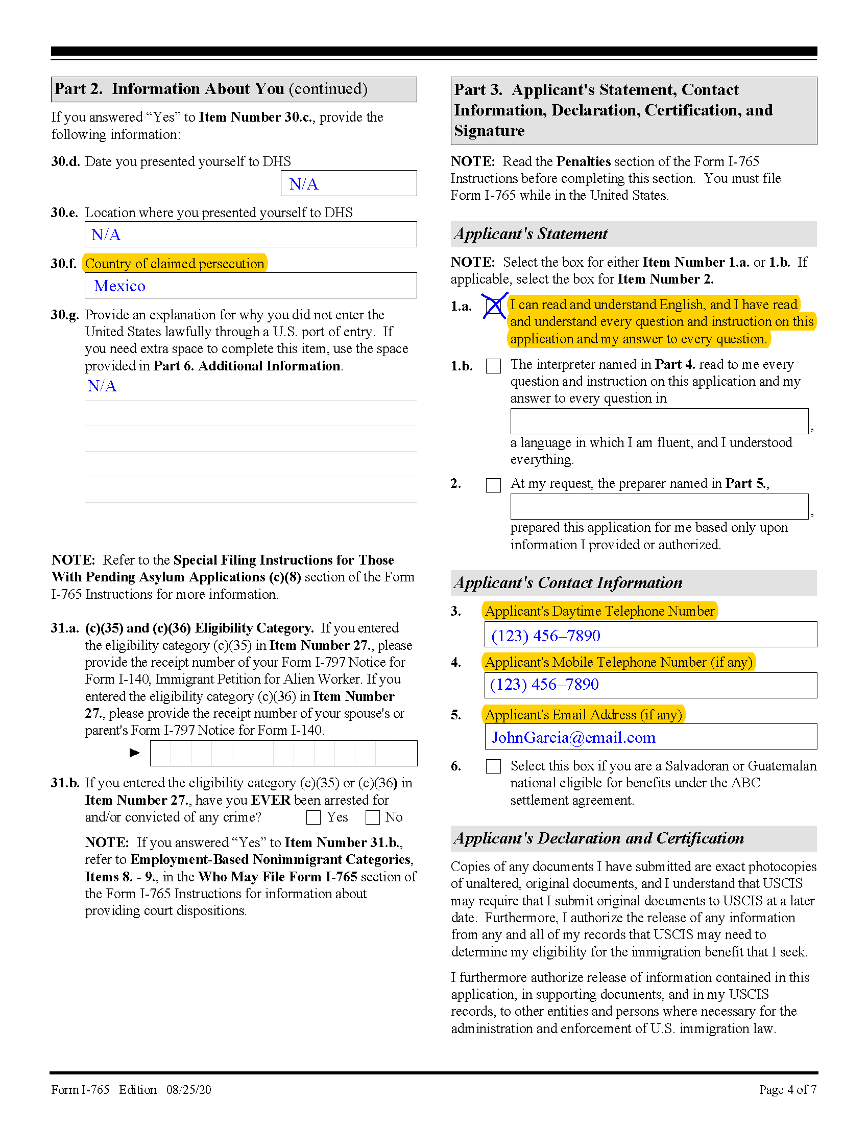 How To File Form I-765 - Welcome Home Justice